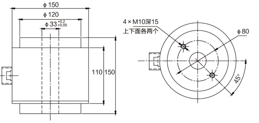 TQ-H10T柱式稱重傳感器